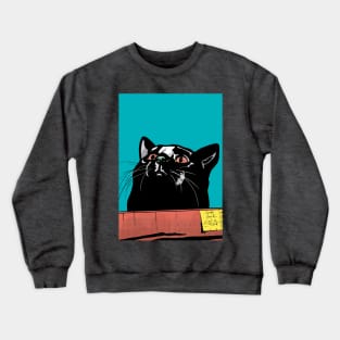 Fat Cat in a Box Crewneck Sweatshirt